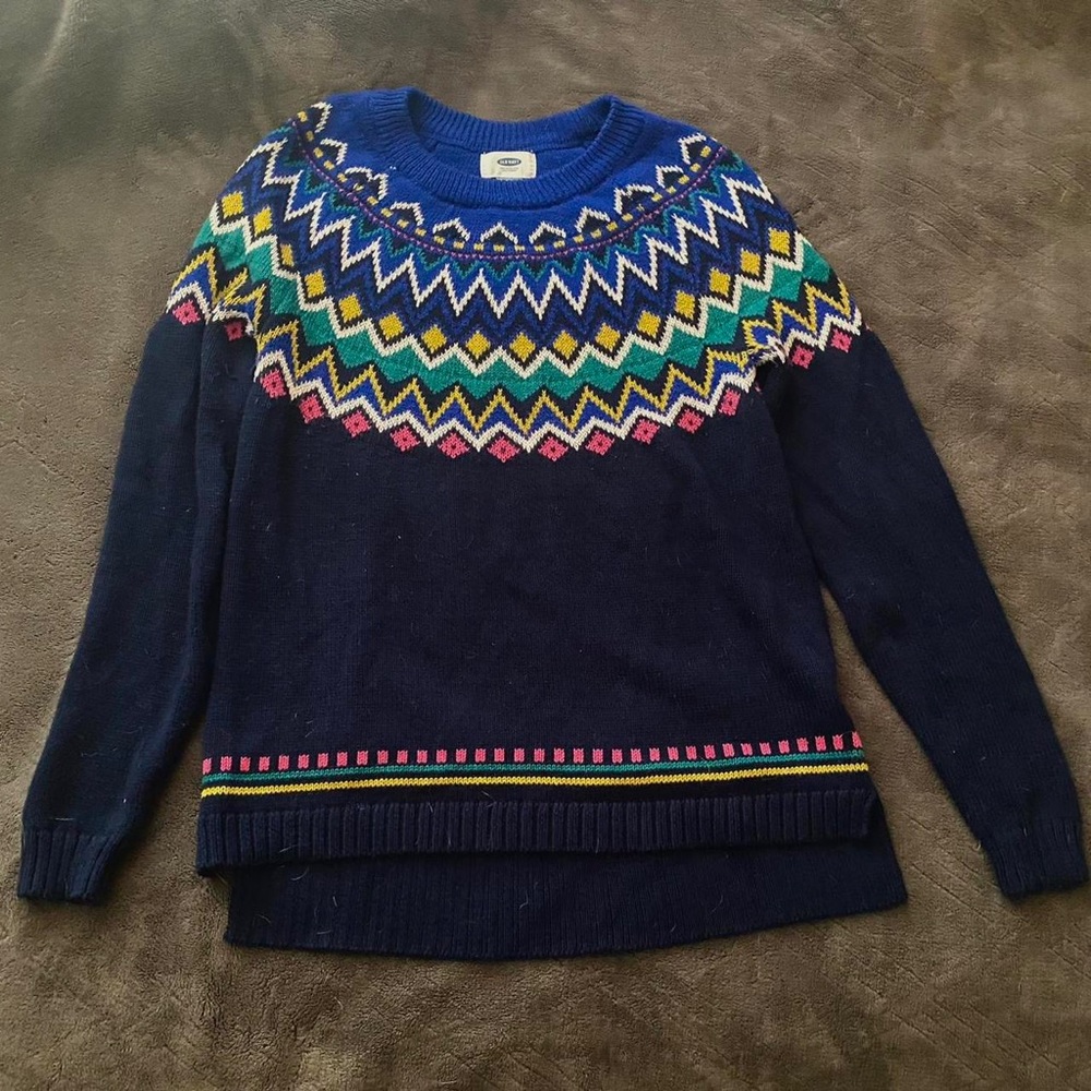 Colorful old navy sweater size XS